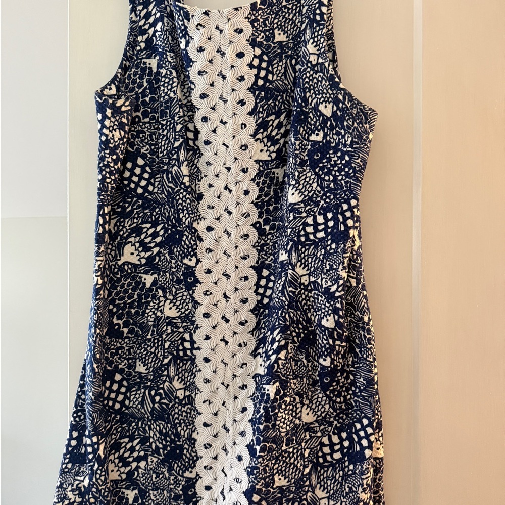 Lilly for Target Navy and White Sleeveless Dress